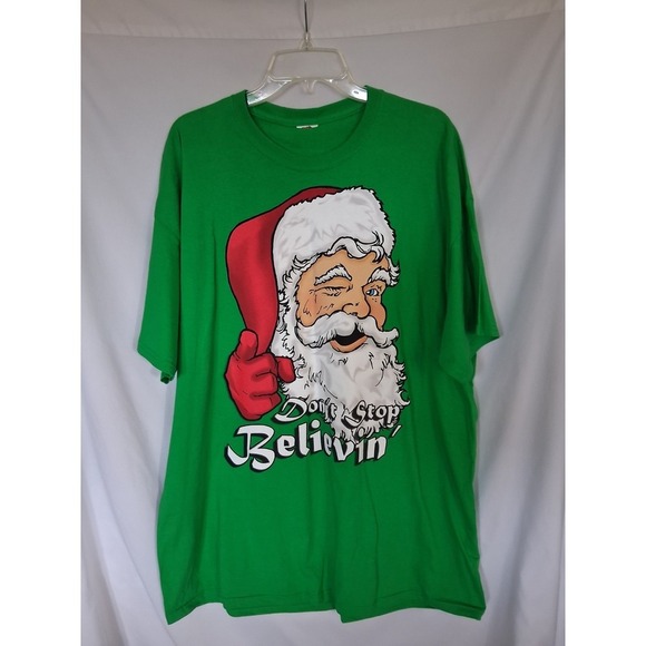 Fruit of the Loom Tops - Womans Christmas T-shirt Size 2XL